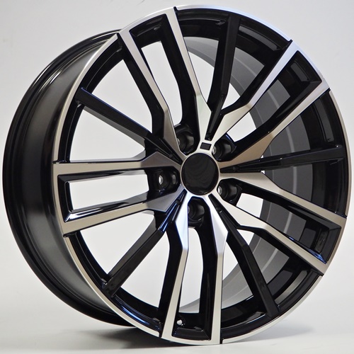 Janta  fang 20"x9 ET35 5x112 / Black Face Machined