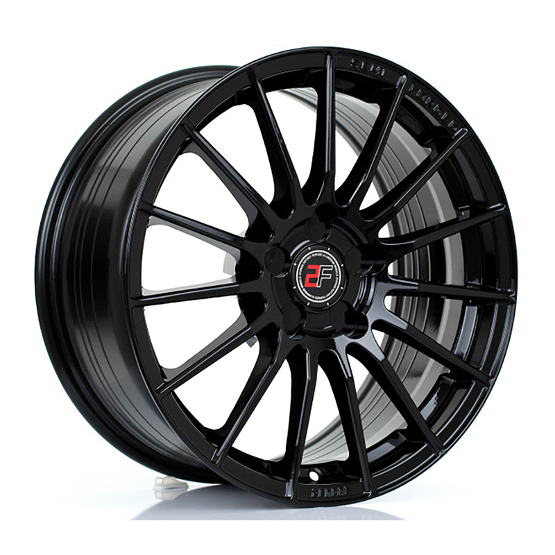 Jante 2FORGE ZF1 GLOSS BLACK 17x7.5" ET10 TO 51