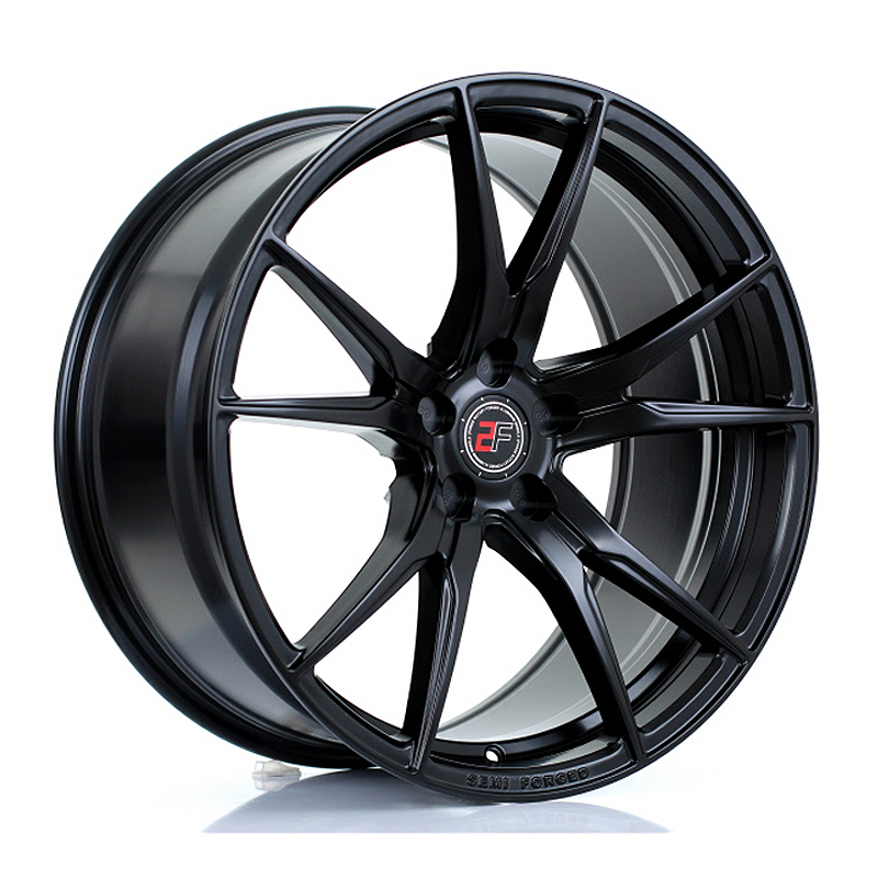 Jante 2FORGE ZF2 MATT BLACK 20x9.5" ET9 TO 45