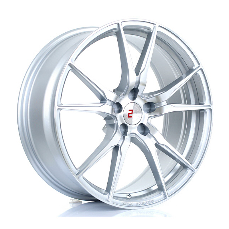 Jante 2FORGE ZF2 SILVER POLISHED FACE 20x8.5" ET9 TO 45