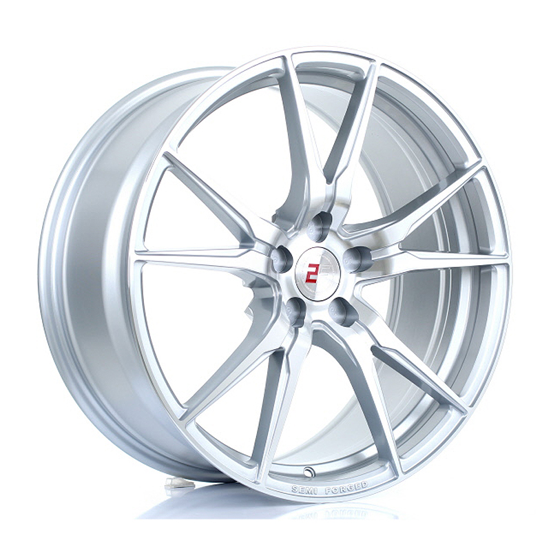 Jante 2FORGE ZF2 SILVER POLISHED FACE 20x9" ET15 TO 60