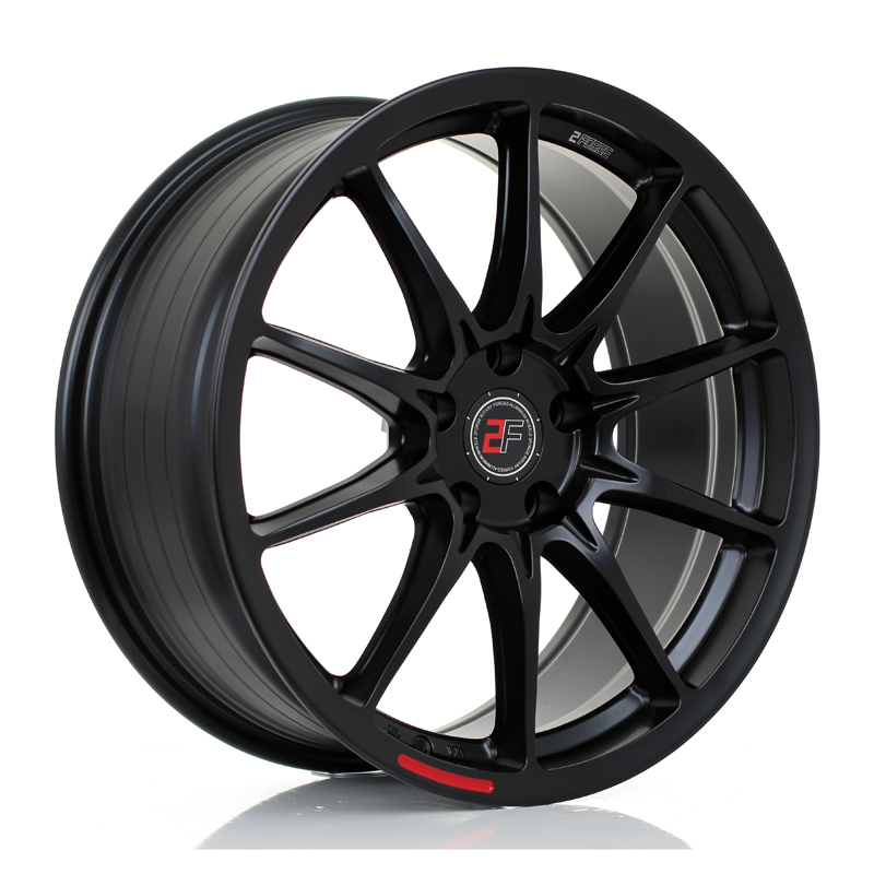 Jante 2FORGE ZF8 MATT BLACK 18x8" ET0 TO 50
