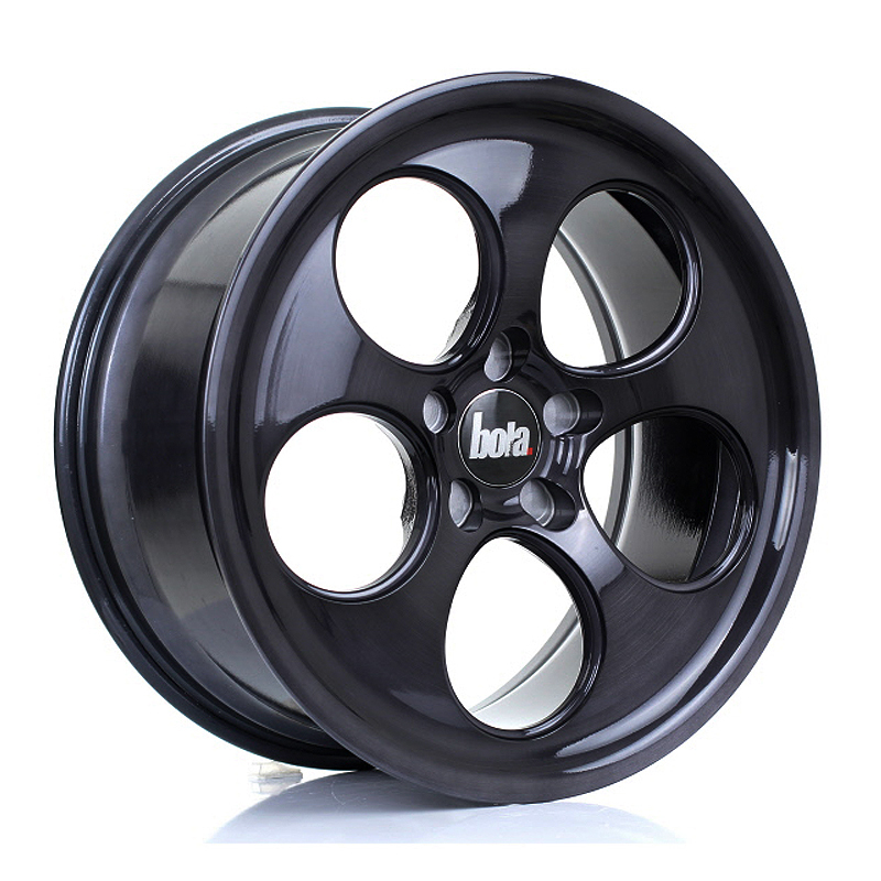 Jante BOLA B5 BLACK BRUSHED POLISHED FACE 18x8.5" ET40 TO 45