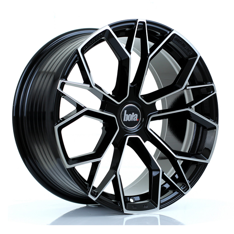 Jante BOLA FLF GLOSS BLACK POLISHED FACE 18x9" ET42 TO 50