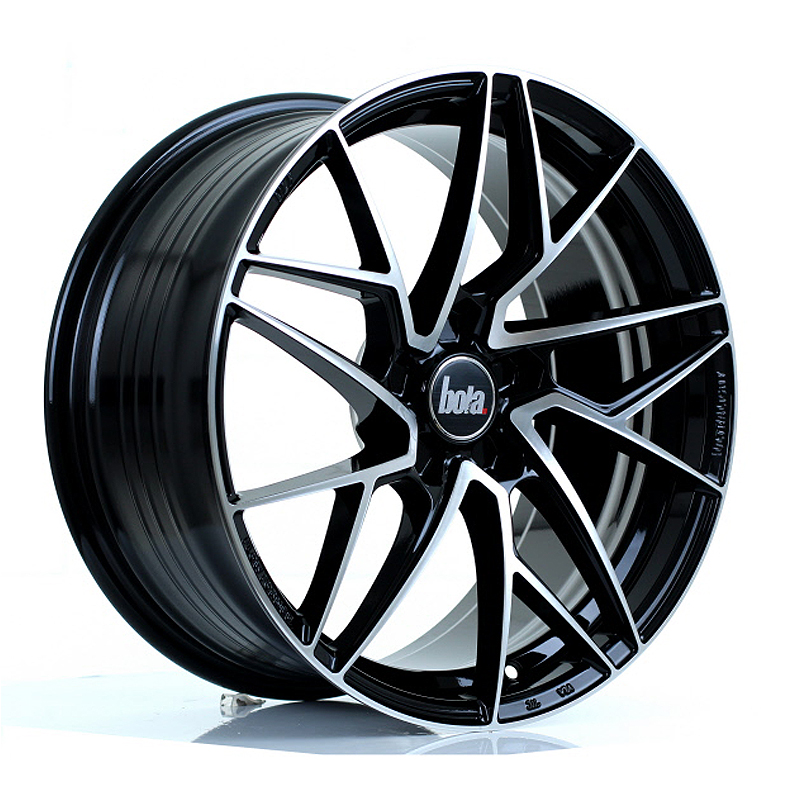 Jante BOLA FLR GLOSS BLACK POLISHED FACE 18x8.5" ET40 TO 50