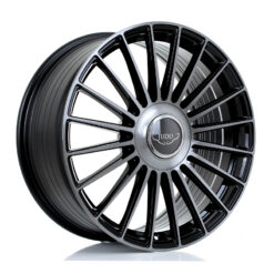 Jante JUDD JSF8 GLOSS BLACK TITANIUM BRUSHED 20x9" ET25 TO 50