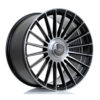 Jante JUDD JSF8 GLOSS BLACK TITANIUM BRUSHED 21x10.5" ET15 TO 50