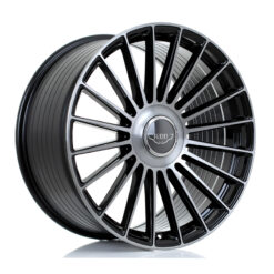 Jante JUDD JSF8 GLOSS BLACK TITANIUM BRUSHED 21x10.5" ET15 TO 50