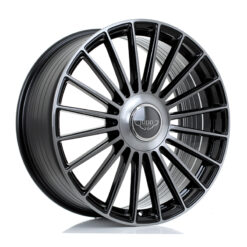 Jante JUDD JSF8 GLOSS BLACK TITANIUM BRUSHED 21x9" ET15 TO 50