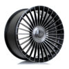 Jante JUDD JSF9 GLOSS BLACK TITANIUM BRUSHED 22x10.5" ET25 TO 45