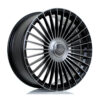 Jante JUDD JSF9 GLOSS BLACK TITANIUM BRUSHED 22x9" ET15 TO 45