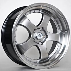 Janta Forzza Flamber 19"x8.5 ET30 5x114 / Hyper Black/Lip Machined