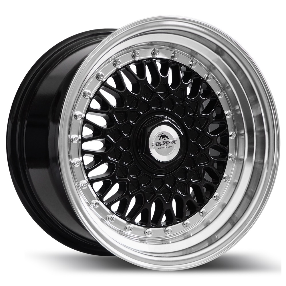 Janta Forzza Malm 15"x7 ET25 4x100 /114 Black/Lip Machined