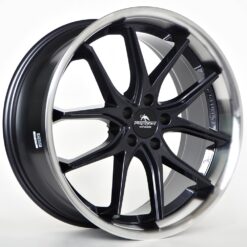 Janta Forzza Storm 20"x9 ET30 5x120 / Black Magic Lip Polished