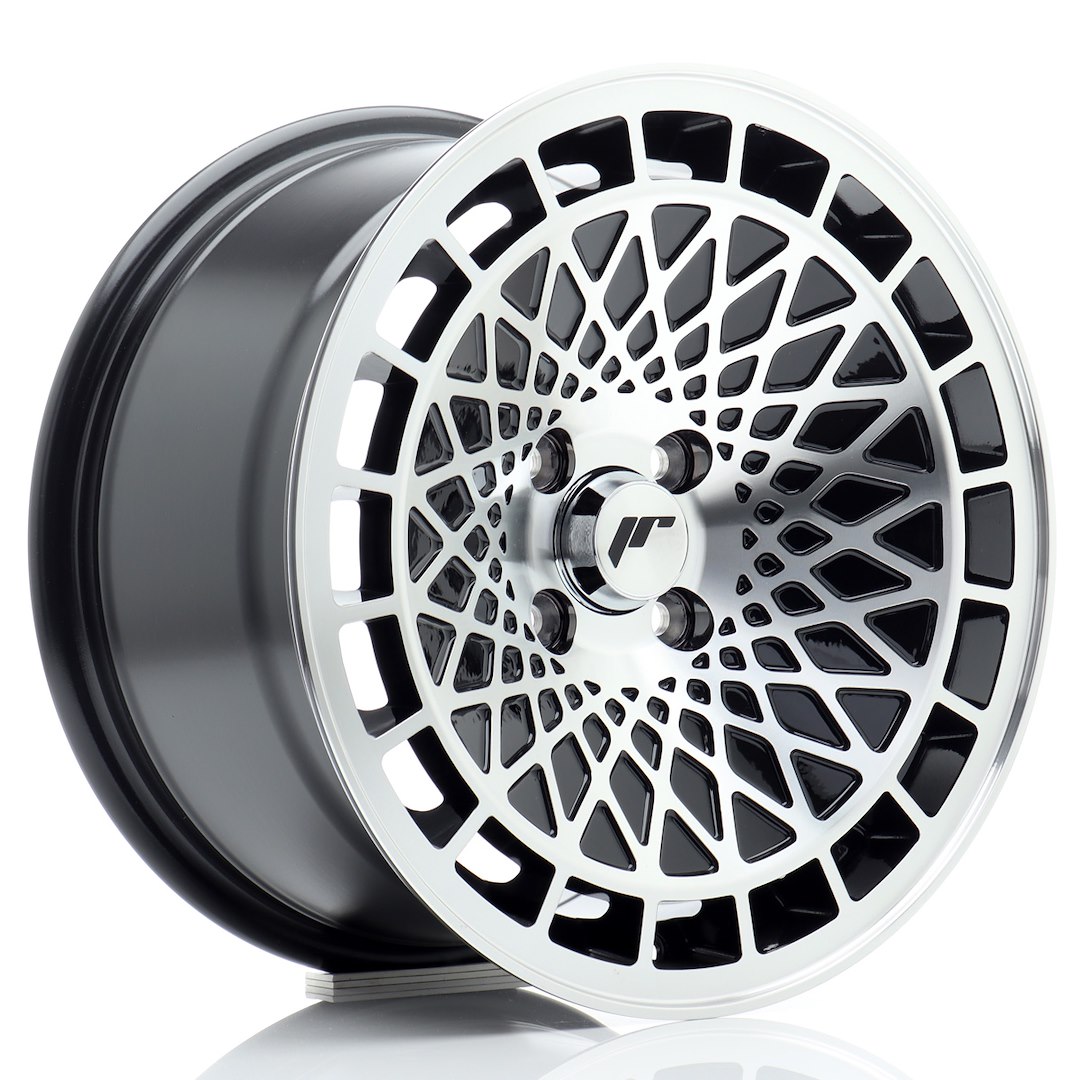 jante Japan Racing JR14 15x8 ET25 4x100 Gloss Black Machined Face