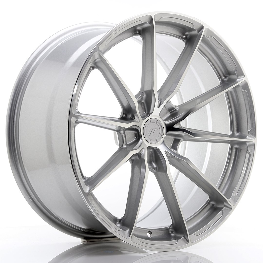jante Japan Racing JR37 20x10 ET25 5x112 Silver Machined Face