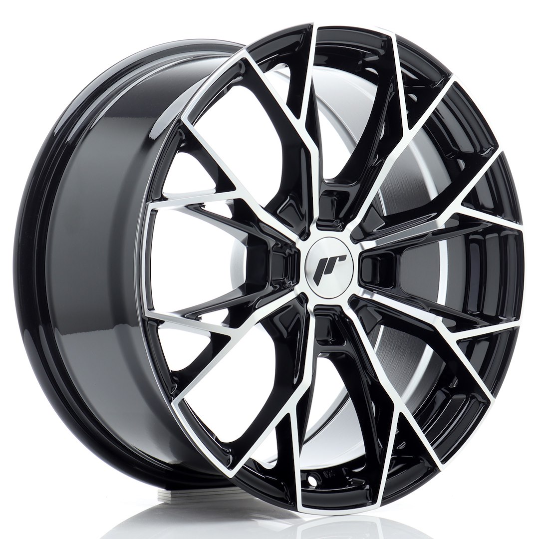 jante Japan Racing JR49 17x8 ET20-40 4H BLANK Gloss Black Machined Face