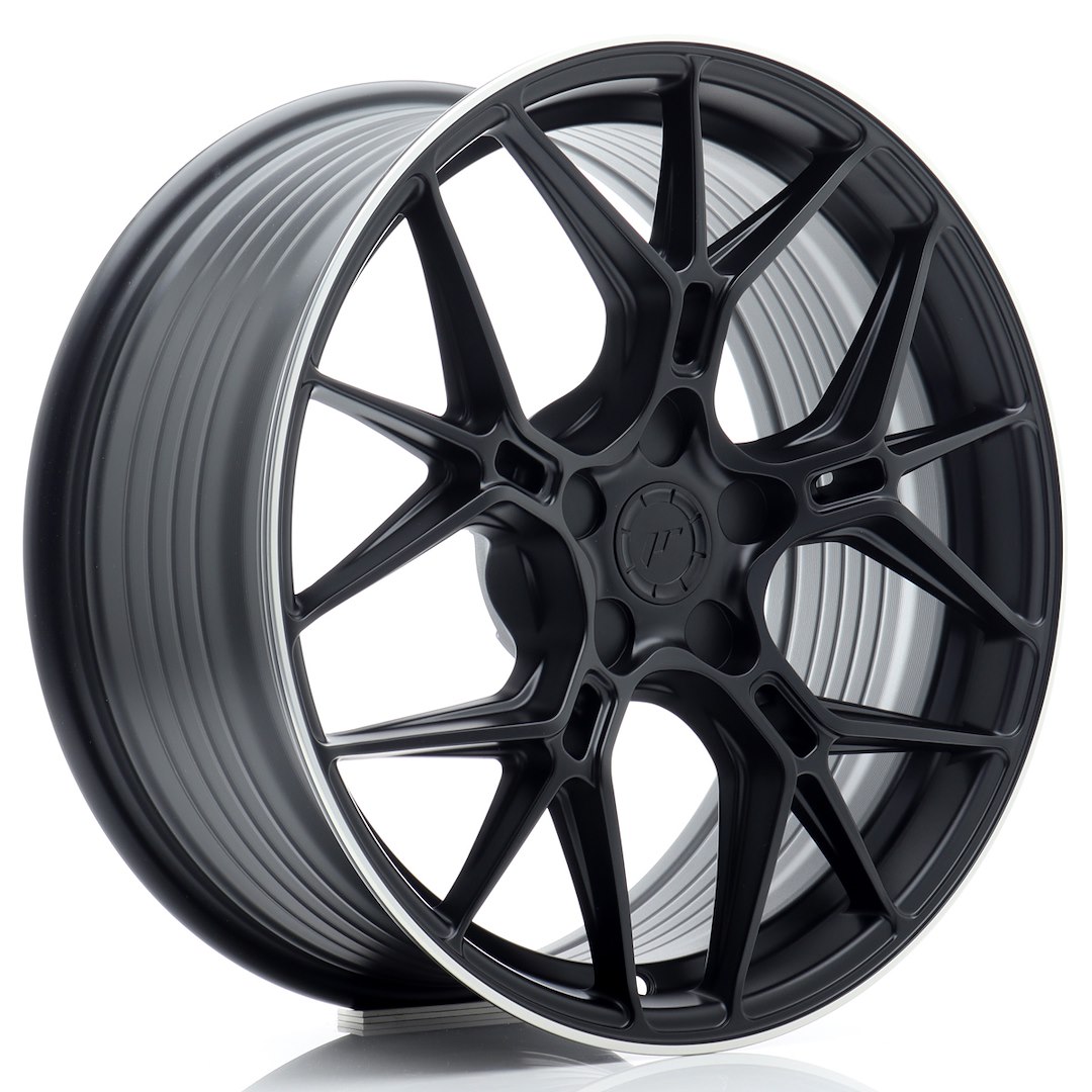jante Japan Racing JR51 18x8 ET20-45 5H BLANK Satin Black w/ Machined Lip