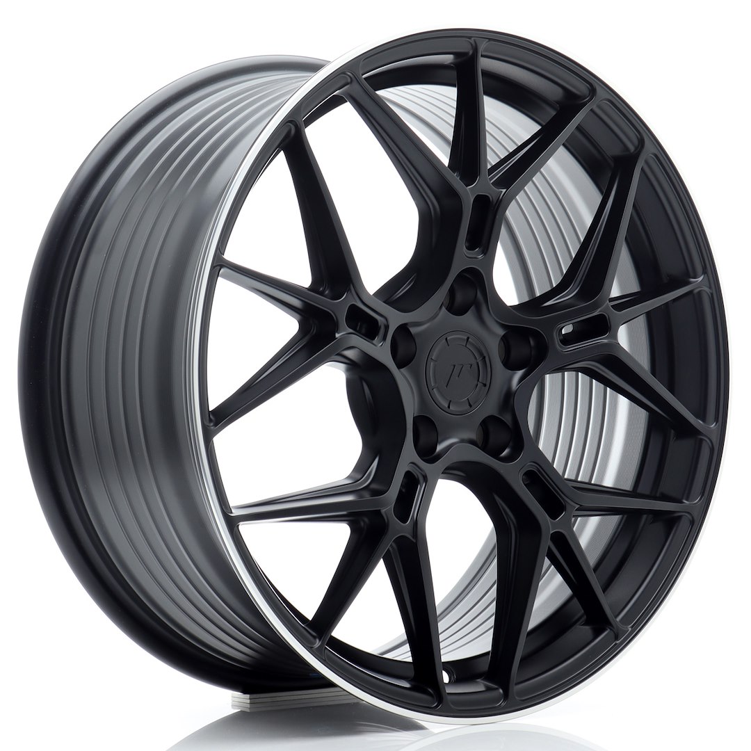 jante Japan Racing JR51 18x8 ET45 5x112 Satin Black w/ Machined Lip