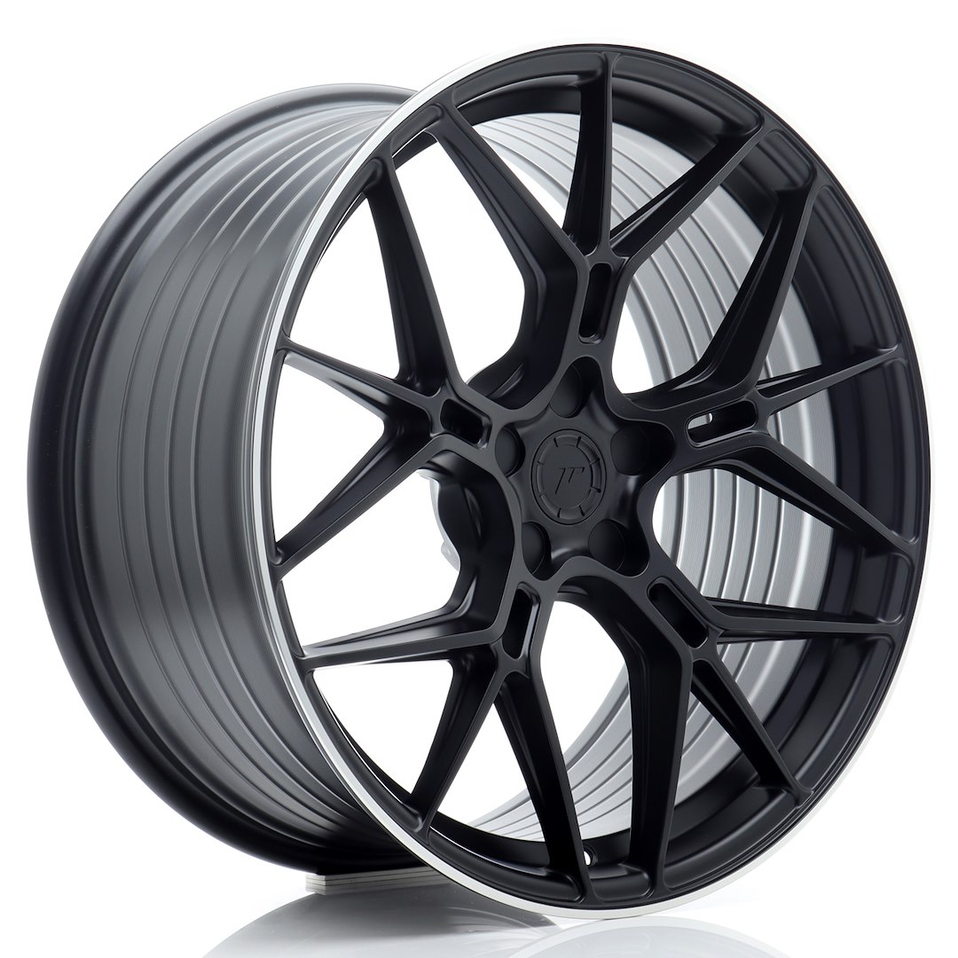 jante Japan Racing JR51 20x10 ET20-45 5H BLANK Satin Black w/ Machined Lip