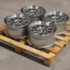jante Set of JR26 17x8 ET30 5x112 Silver Machined Face