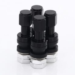 JR Wheels Set of Aluminum air valves JR v2 - BLACK