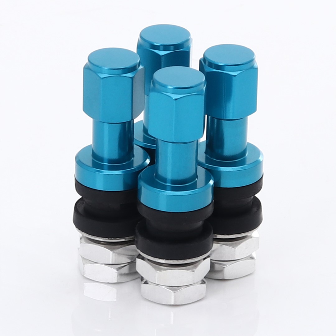 JR Wheels Set of Aluminum air valves JR v2 - BLUE JR Wheels Set of Aluminum air valves JR v2 - BLUE