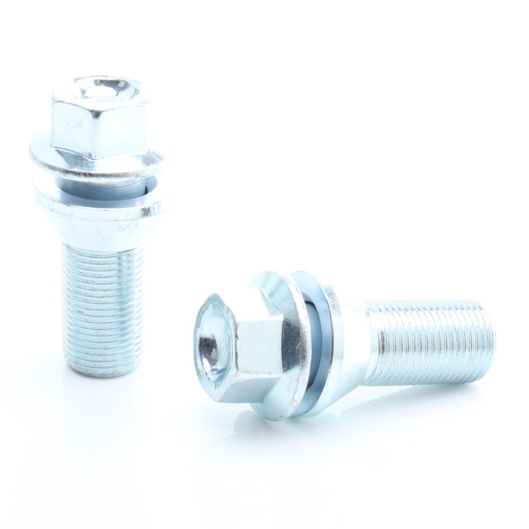 Set of 20 Short SILVER 17 hex bolts 15x1,25 Set of 20 Short SILVER 17 hex bolts 15x1,25