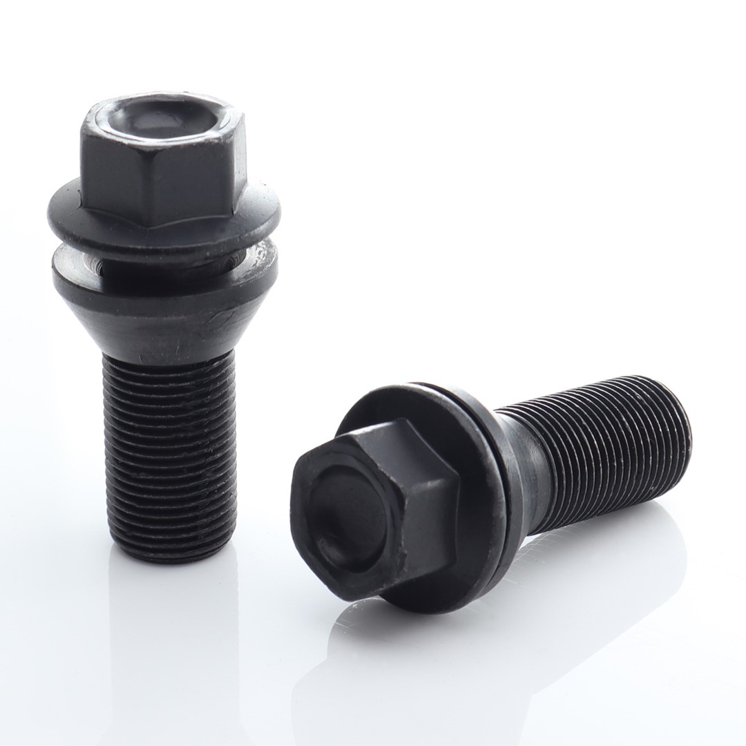 Set of 20 Short BLACK 17 hex bolts 15x1,25 Set of 20 Short BLACK 17 hex bolts 15x1,25