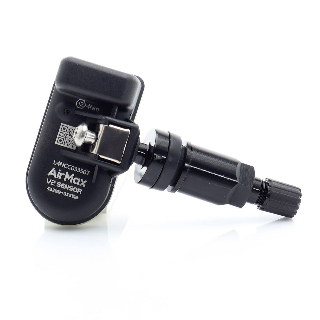 AirMax AirMax TPMS V2 Sensor 315+433MHz Metal Black AirMax AirMax TPMS V2 Sensor 315+433MHz Metal Black