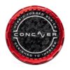 Concaver Concaver Premium Center Cap - Forged Carbon - Red Anodized