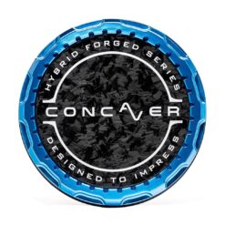 Concaver Concaver Premium Center Cap - Forged Carbon - Blue Anodized