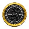 Concaver Concaver Premium Center Cap - Forged Carbon - Gold Anodized