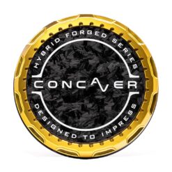 Concaver Concaver Premium Center Cap - Forged Carbon - Gold Anodized