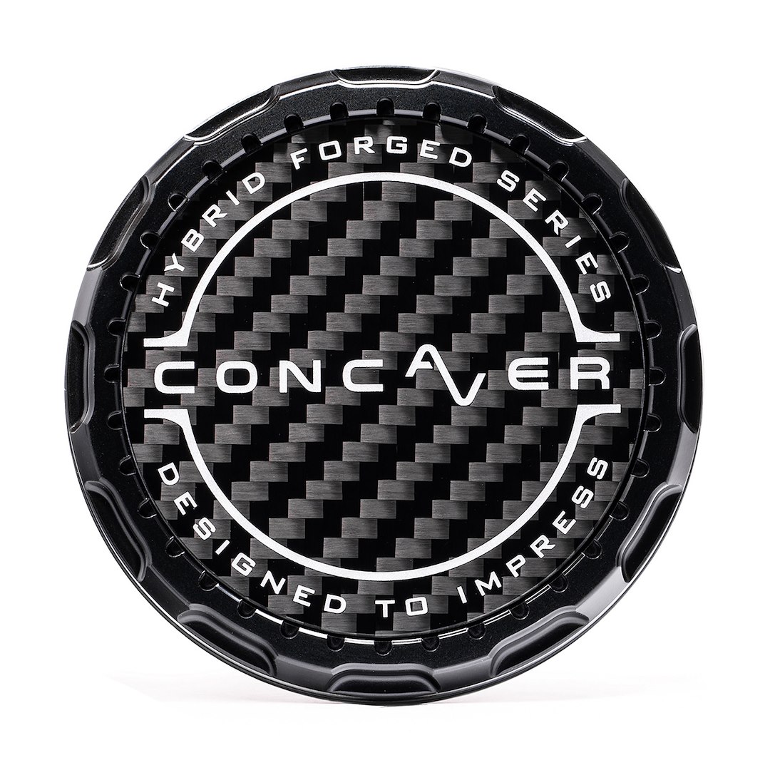 Concaver Concaver Premium Center Cap - Classic Carbon - Black Anodized Concaver Concaver Premium Center Cap - Classic Carbon - Black Anodized