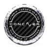 Concaver Concaver Premium Center Cap - Classic Carbon - Silver Machined
