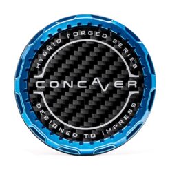 Concaver Concaver Premium Center Cap - Classic Carbon - Blue Anodized
