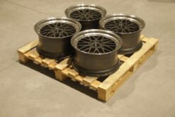 JR Wheels Set of JR23 19x9,5 ET45 5x120 Hyper Gray w/Machined Lip