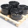 JR Wheels Set of JR28 19x8,5 ET35 + 19x9,5 ET30 5x120 Gloss Black