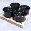Japan Racing Set of JR42 20x10 ET45 + 20x10,5 ET35 5x108 Matt Black