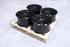 Japan Racing Set of JR42 20x10 ET45 + 20x10,5 ET35 5x108 Matt Black