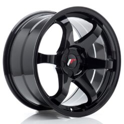 Japan Racing JR3 17x9 ET20-35 BLANK Gloss Black