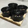 Japan Racing Set of JR38 21x9 ET35 + 21x9,5 ET35 5x112 Matt Black