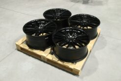 Japan Racing Set of JR38 21x9 ET35 + 21x9,5 ET35 5x112 Matt Black