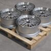 Japan Racing Set of JR23 19x8,5 ET35 5x112 Hyper Silver w/Machined Lip