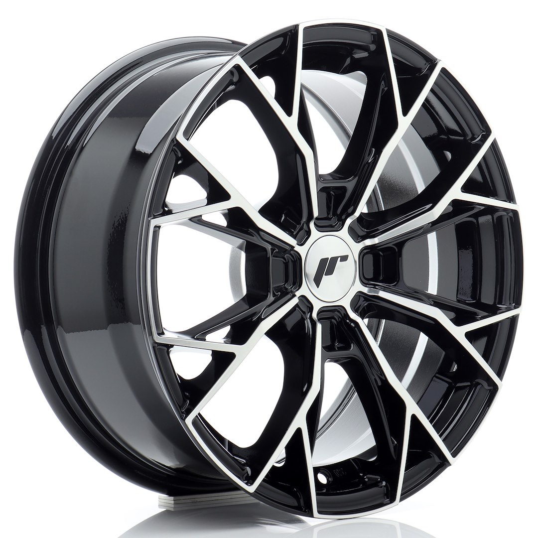 Japan Racing JR49 16x7 ET40 4x100 Gloss Black Machined Japan Racing JR49 16x7 ET40 4x100 Gloss Black Machined